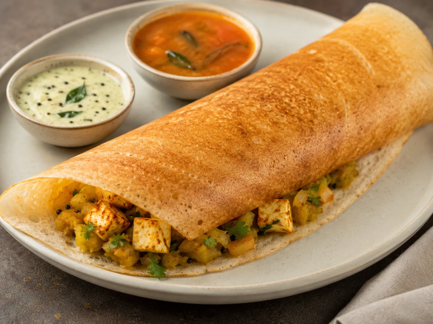 Paneer Masala Dosa